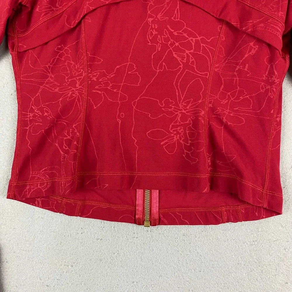 Lululemon Lunar New Year Define Cropped Jacket 8 Nulu Red Gold Design
